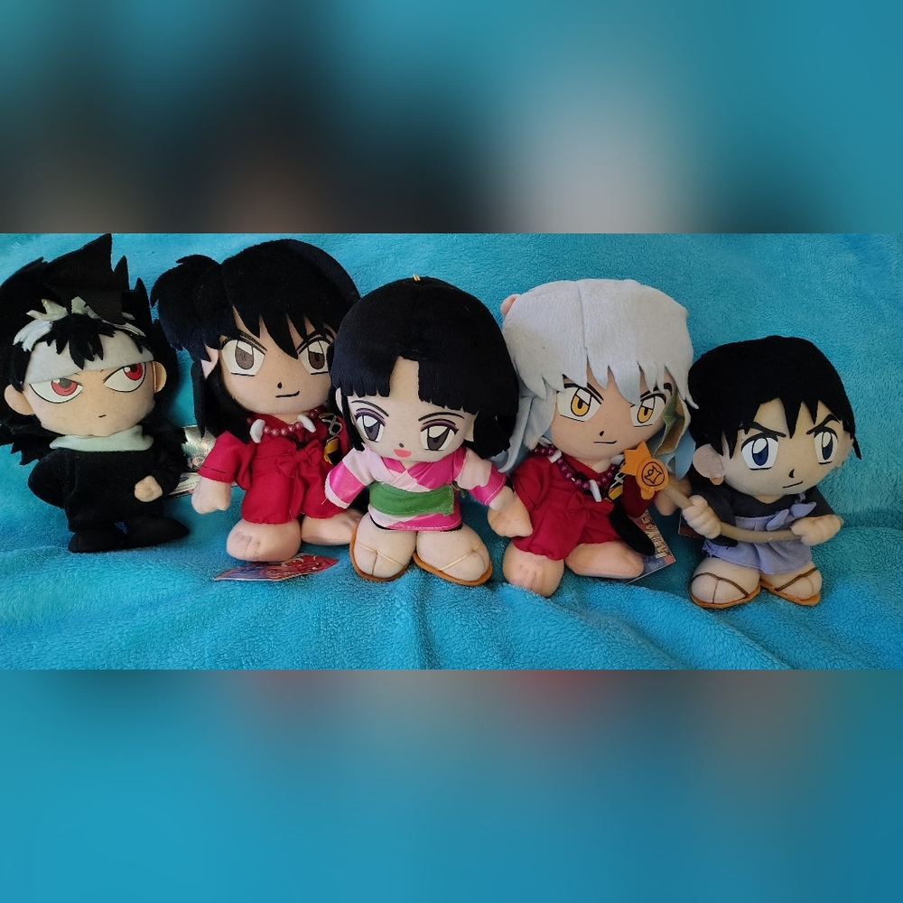 NWT InuYasha Crew Plushy Dolls 7" Height - Picture 4 of 4